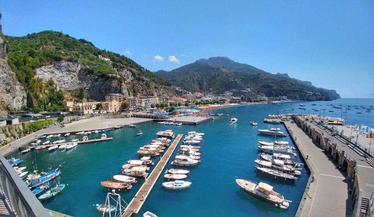 Grecale - Amazing Apartment With Patio And Sea View Maiori Exterior photo